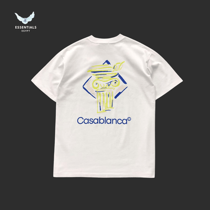 Casablanca T-Shirt – Oversized Mask Graphic - ESSENTIALS EGYPT