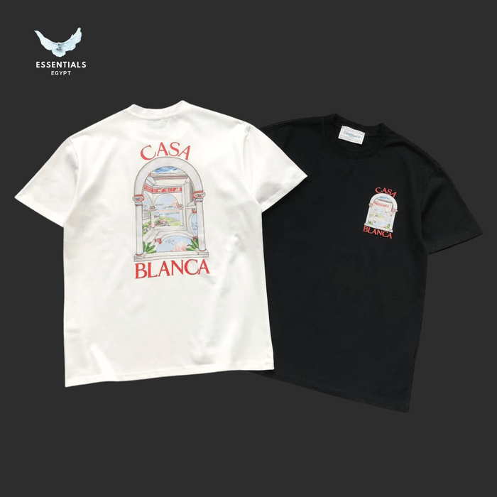 Casablanca T-Shirt – Postcard Logo - ESSENTIALS EGYPT