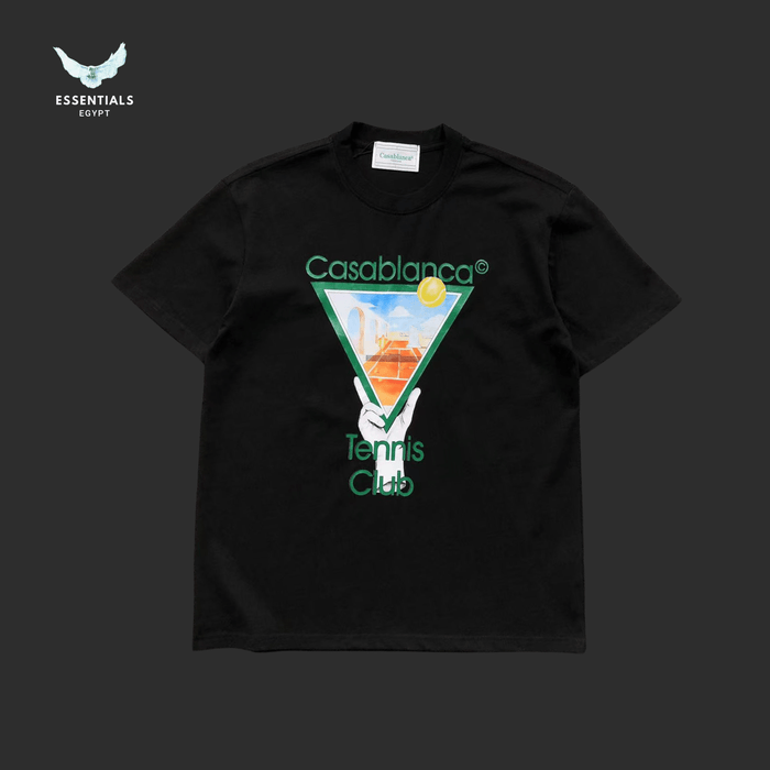 Casablanca T-Shirt – Tennis Club Logo - ESSENTIALS EGYPT