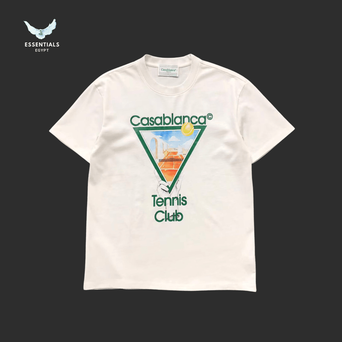 Casablanca T-Shirt – Tennis Club Logo - ESSENTIALS EGYPT