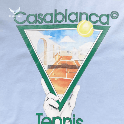 Casablanca T-Shirt – Tennis Club Logo - ESSENTIALS EGYPT