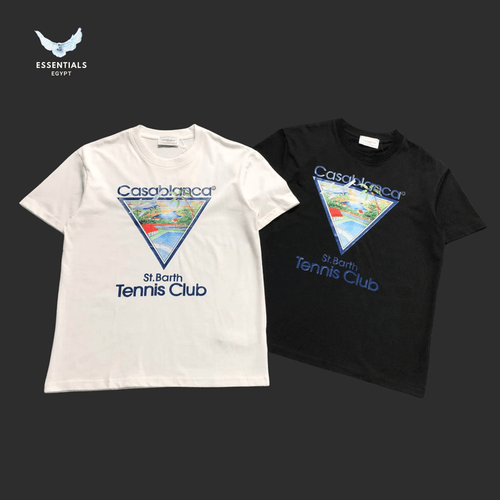 Casablanca T-Shirt – Tennis Club Triangle - ESSENTIALS EGYPT