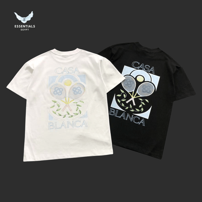 Casablanca T-Shirt – Tennis & Flower Box - ESSENTIALS EGYPT
