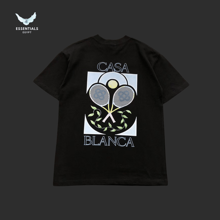 Casablanca T-Shirt – Tennis & Flower Box - ESSENTIALS EGYPT