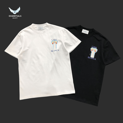 Casablanca T-Shirt – Vase Crest Logo - ESSENTIALS EGYPT
