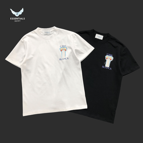 Casablanca T-Shirt – Vase Crest Logo - ESSENTIALS EGYPT