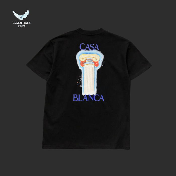 Casablanca T-Shirt – Vase Crest Logo - ESSENTIALS EGYPT