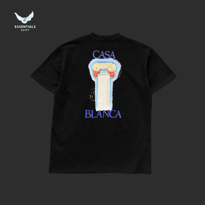 Casablanca T-Shirt – Vase Crest Logo - ESSENTIALS EGYPT
