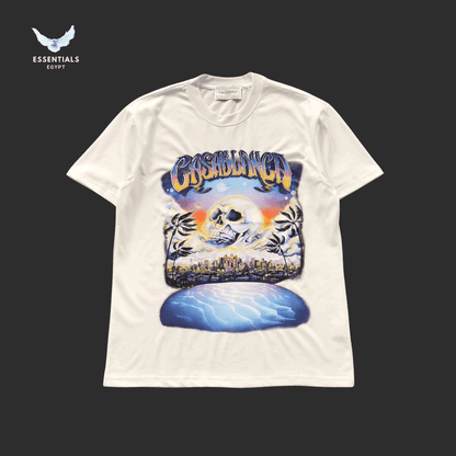 Casablanca T-Shirt – Wavy Desert Graphic - ESSENTIALS EGYPT