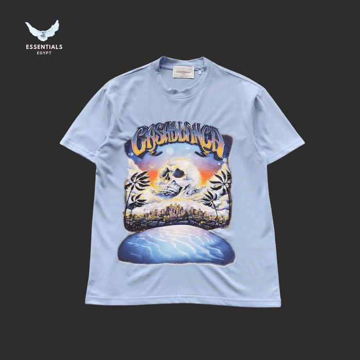 Casablanca T-Shirt – Wavy Desert Graphic - ESSENTIALS EGYPT