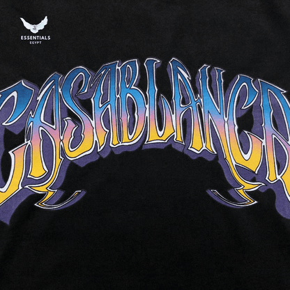 Casablanca T-Shirt – Wavy Logo - ESSENTIALS EGYPT