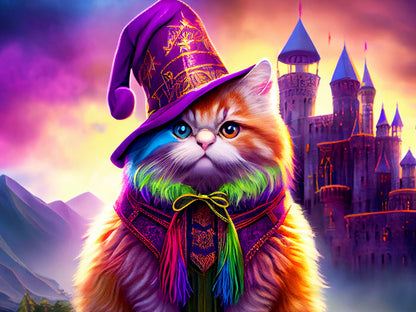 Cat At Magic School