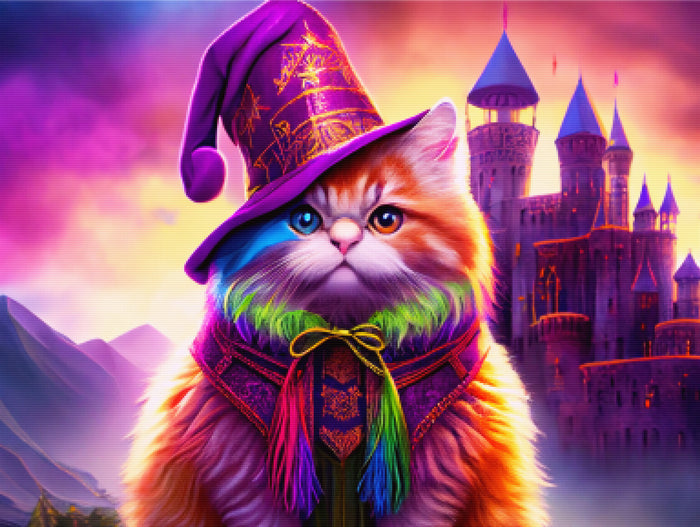 Cat At Magic School