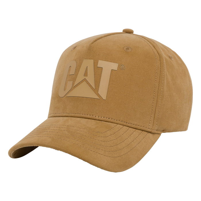CAT Brushed Canvas Logo Design Mark Cap Hats & Caps CAT Bronze OS