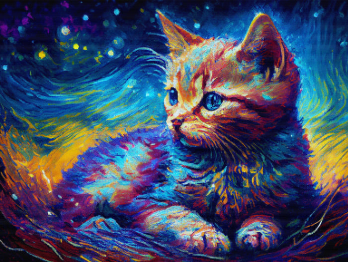 Cat By Van Gogh