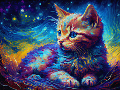 Cat By Van Gogh
