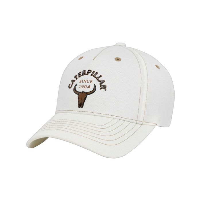 CAT Longhorn FlexFit 110 Cap Hats & Caps CAT Vanilla OS