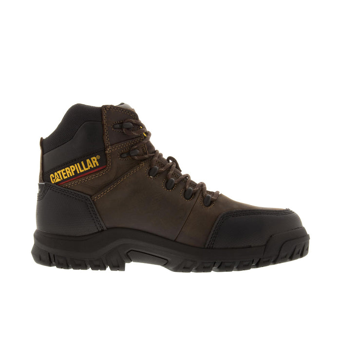 CAT Men's Resorption Waterproof Comp Toe Work Boot Work Boots CAT Seal Brown 10 M