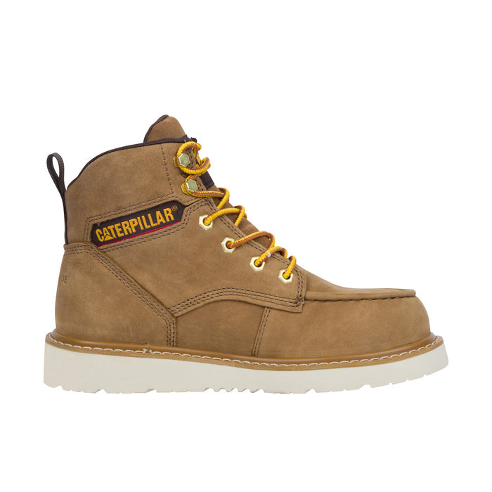 CAT Women's Reclaimer Wedge Waterproof Steel Toe Work Boot Work Boots CAT Sand 10 M