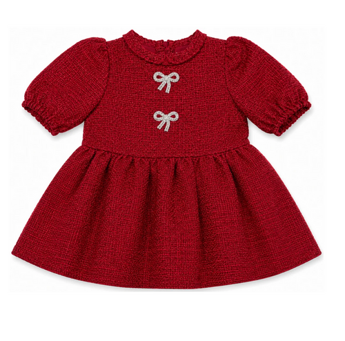 Catherine Red Tweed Dress