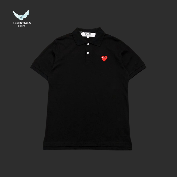 CDG Play Polo – Multi Heart Logo - ESSENTIALS EGYPT