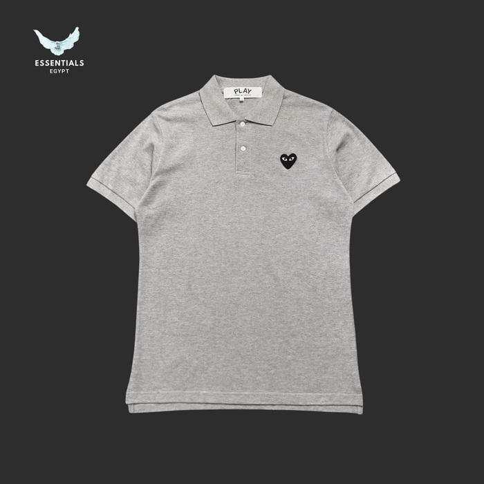 CDG Play Polo – Navy Heart Logo - ESSENTIALS EGYPT