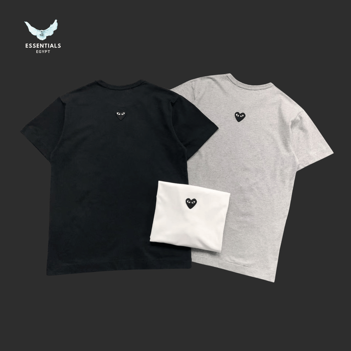 CDG Play T-Shirt – Mini Black Heart Logo - ESSENTIALS EGYPT