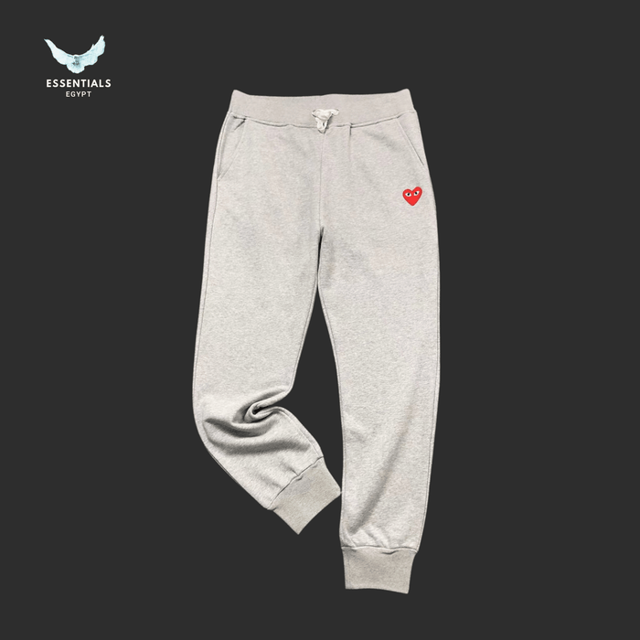 CDG Play Trousers – Red Heart - ESSENTIALS EGYPT