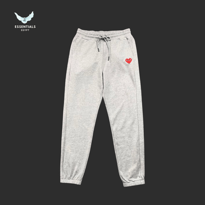 CDG Play Trousers – Triple Color Heart Logo - ESSENTIALS EGYPT
