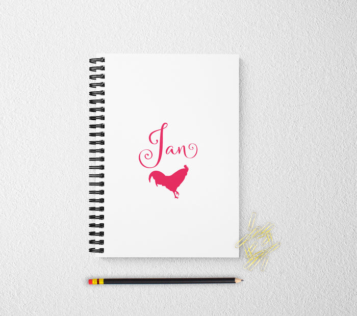 Chicken personalized notebook
