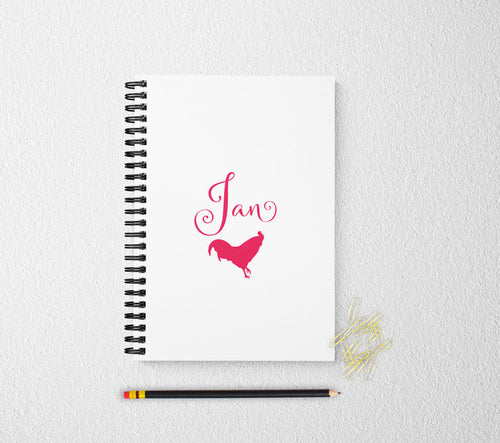 Chicken personalized notebook