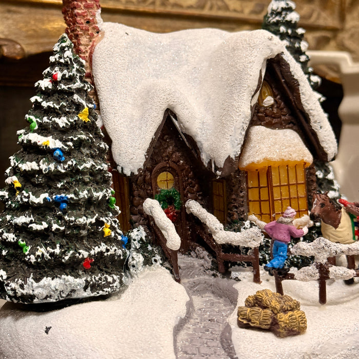 Christmas Cottage Scene