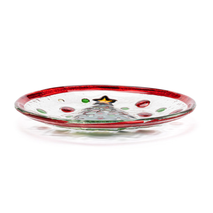Christmas Tree Mini Round Plate