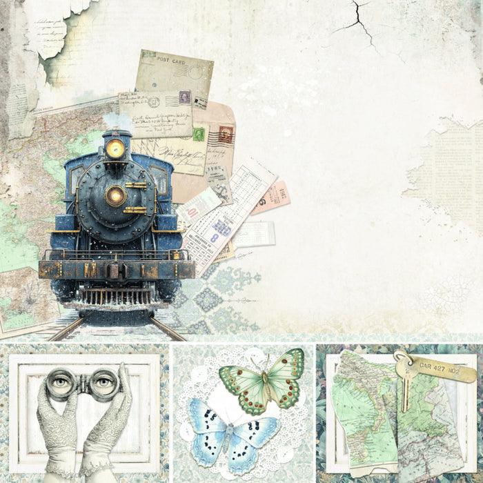 Ciao Bella - 12X12 Paper Pad - 12 Pack - Eastern Journey. Includes 12 Sheets. Available at Embellish Away located in Bowmanville Ontario Canada.
