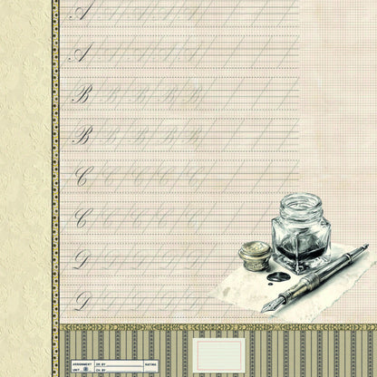 Ciao Bella - 12X12 Paper Pad - 12Pk - Typographic. Includes 12 Sheets. Available at Embellish Away located in Bowmanville Ontario Canada.