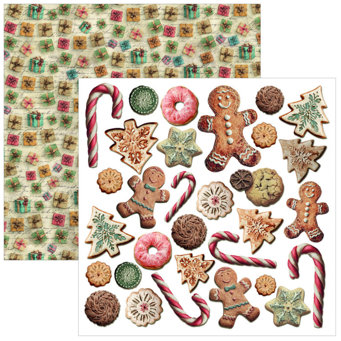 Ciao Bella - 6X6 Fussy Cut Pad - Merry & Bright. Includes 24 Sheets. Available at Embellish Away located in Bowmanville Ontario Canada.
