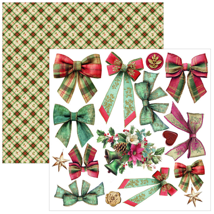 Ciao Bella - 6X6 Fussy Cut Pad - Merry & Bright. Includes 24 Sheets. Available at Embellish Away located in Bowmanville Ontario Canada.