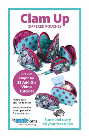 Clam Up Pouch Pattern