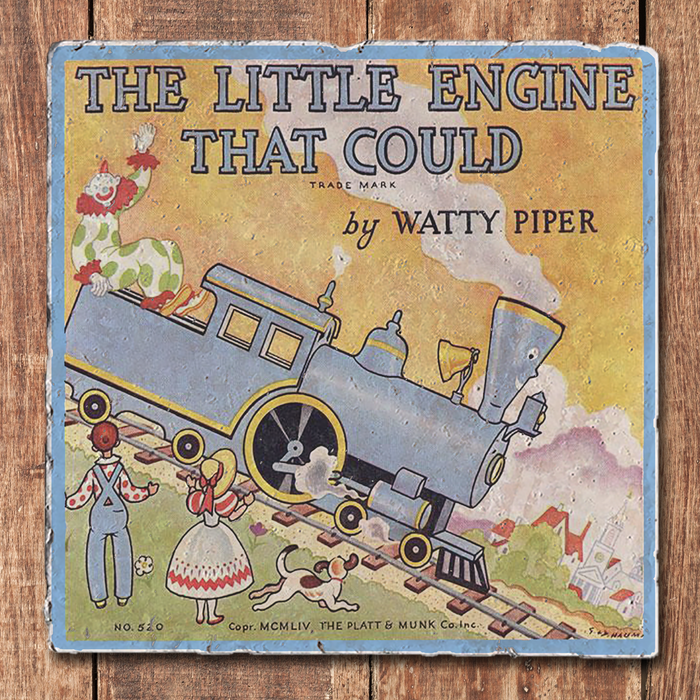 Classic Children's Book Cover Coasters The Little Engine that could