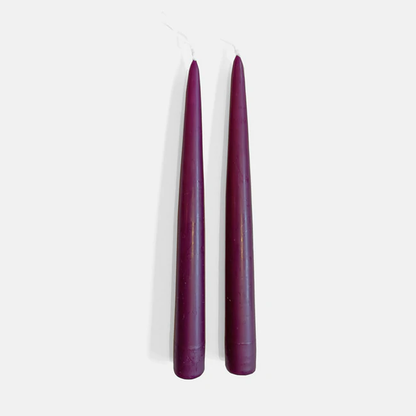CLASSIC TAPERS BORDEAUX RED, 9IN