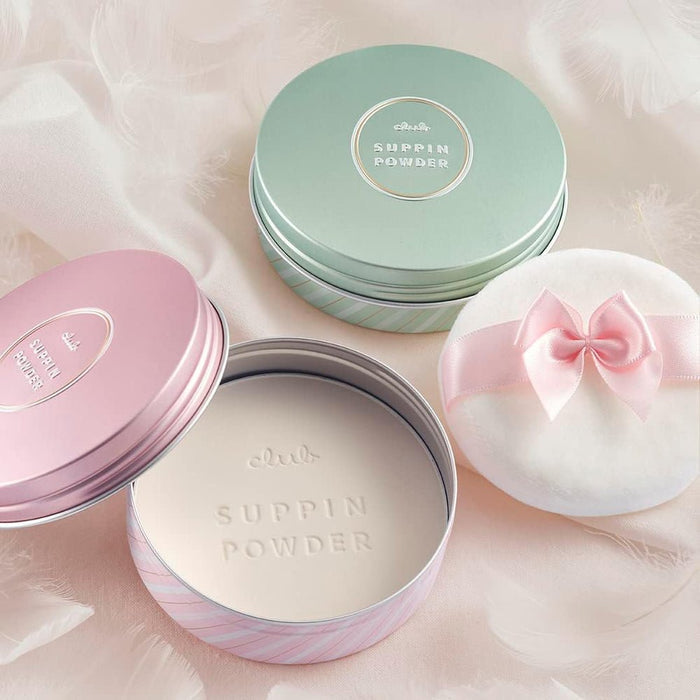 club cosmetics Suppin Powder White Floral Bouquet 26g بودرة سوبين البيضاء من كلوب كوزماتيكس - Princess Cosmetics Qatar