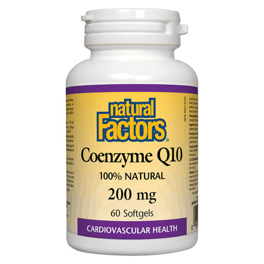 Bottle of Coenzyme Q10 200 mg 60 Softgels