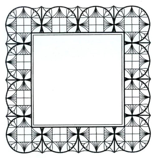 Creative Expressions - Foam Mounted Cling Stamps - Geometric Square. Available at Embellish Away located in Bowmanville Ontario Canada.