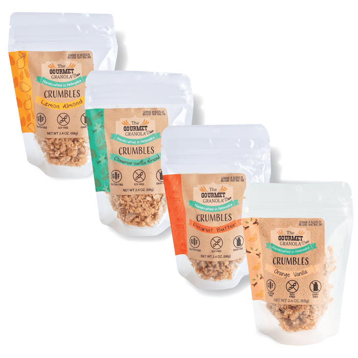 Crumbles Variety Pack -  Top 4 flavors | The Gourmet Granola