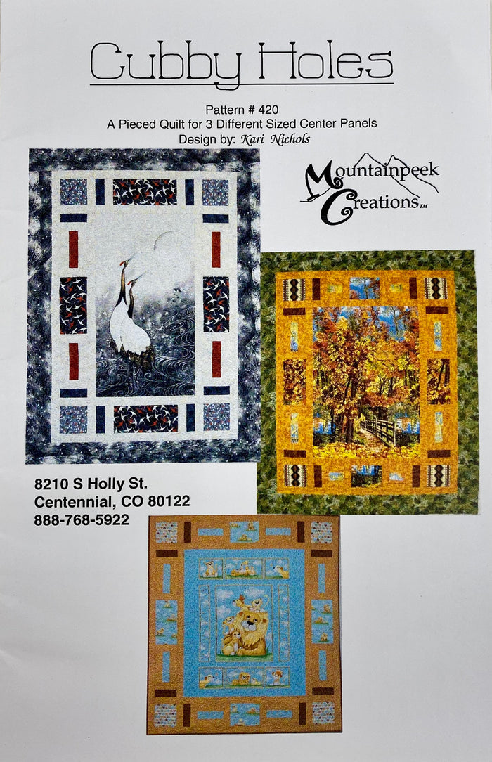 Cubby Holes Quilt Pattern
