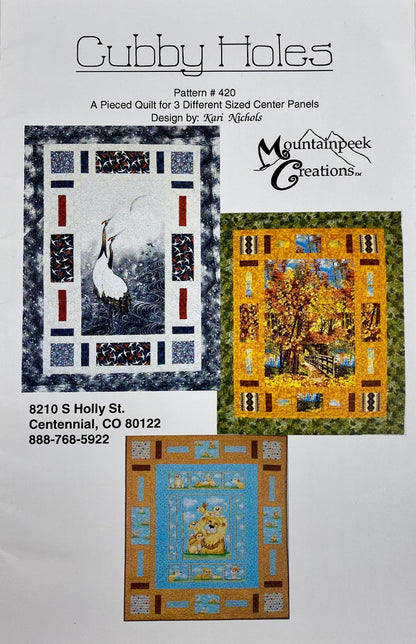 Cubby Holes Quilt Pattern