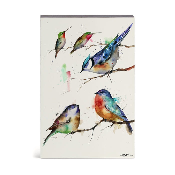 DC Birds on a Limb Wall Art 12x8