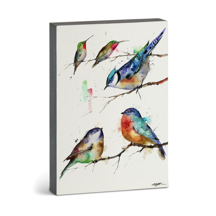 DC Birds on a Limb Wall Art 12x8
