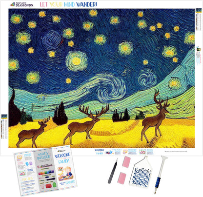 Deer By Van Gogh
