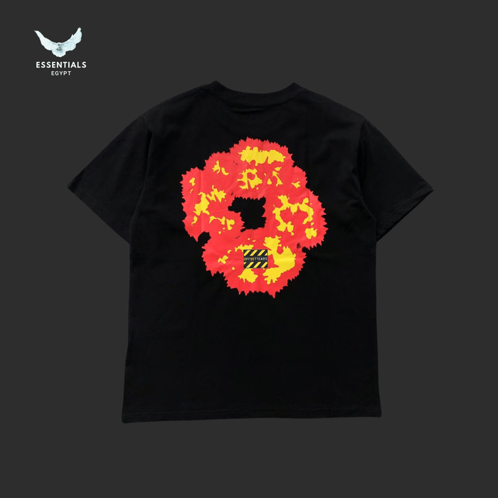 Denim Tears T-Shirt – Red Wreath Print - ESSENTIALS EGYPT